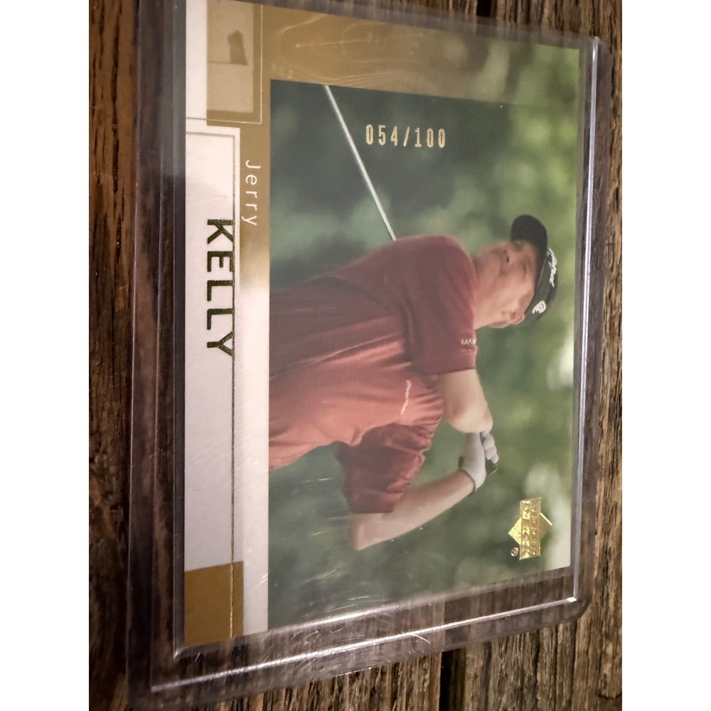 Y2K 2002 Upper Deck Jerry Kelly Golf Trading Card Gold Parallel 054 100 40